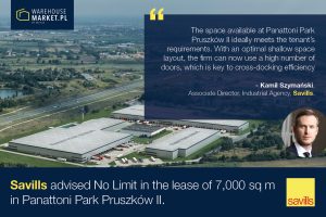 No Limit moves cross-docking operations to Panattoni Park Pruszków II