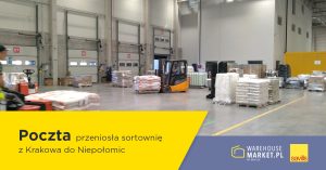 Poczta przeniosła sortownię z Krakowa do Niepołomic