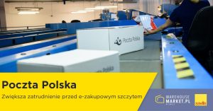 Poczta Polska zwiększa zatrudnienie przed e-zakupowym szczytem