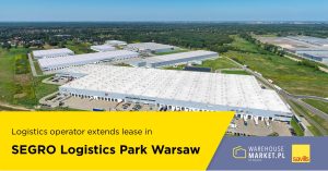 Logistics operator extends lease in SEGRO Logistics Park Warsaw