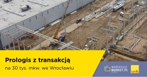 Prologis z transakcją na 30 tys. m kw. we Wrocławiu