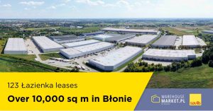 123 Łazienka leases over 10,000 sq m in Blonie