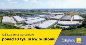 123 Łazienka wynajmuje ponad 10 tys. m kw. w Błoniu