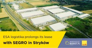 ESA logistika prolongs its lease with SEGRO in Stryków