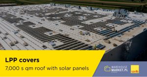 LPP covers 7,000 s qm roof with solar panels