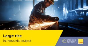 Large rise in industrial output