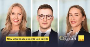 NEW WAREHOUSE EXPERTS JOIN SAVILLS