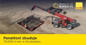 Panattoni zbuduje 70,000 m2 w Grudziądzu