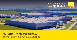 W BIK Park Wrocław 11 tys. m kw. dla Unico Logistics