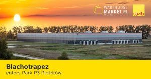 Blachotrapez enters Park P3 Piotrków