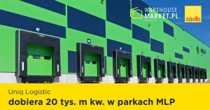 Uniq Logistic dobiera 20 tys. m kw. w parkach MLP