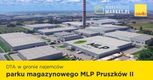 DTA w gronie najemców parku magazynowego MLP Pruszków II