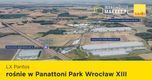 LX Pantos rośnie w Panattoni Park Wrocław XIII