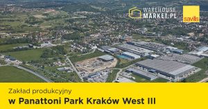 Zakład produkcyjny w Panattoni Park Kraków West III