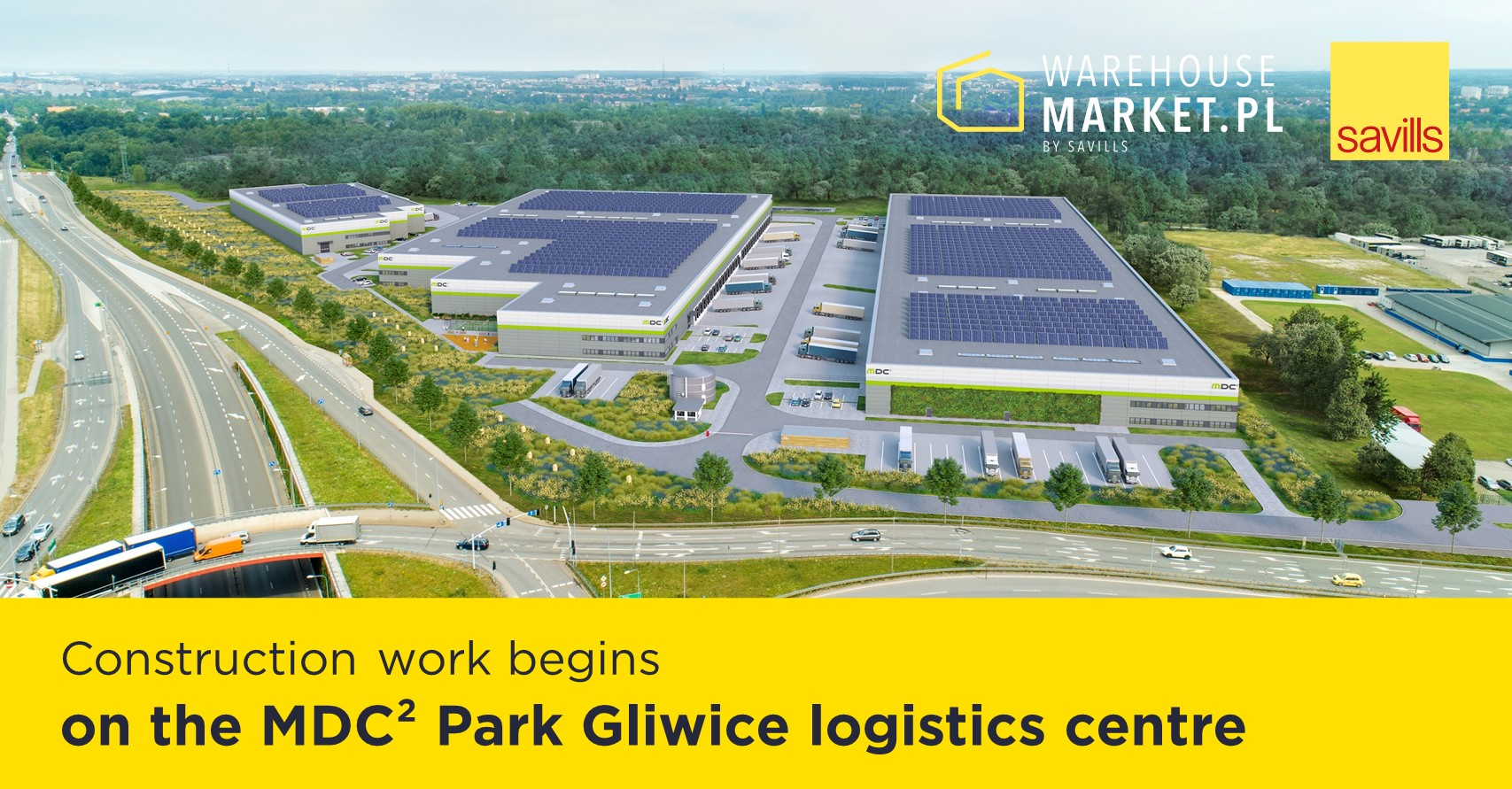 Construction work begins  on the MDC² Park Gliwice logistics centre