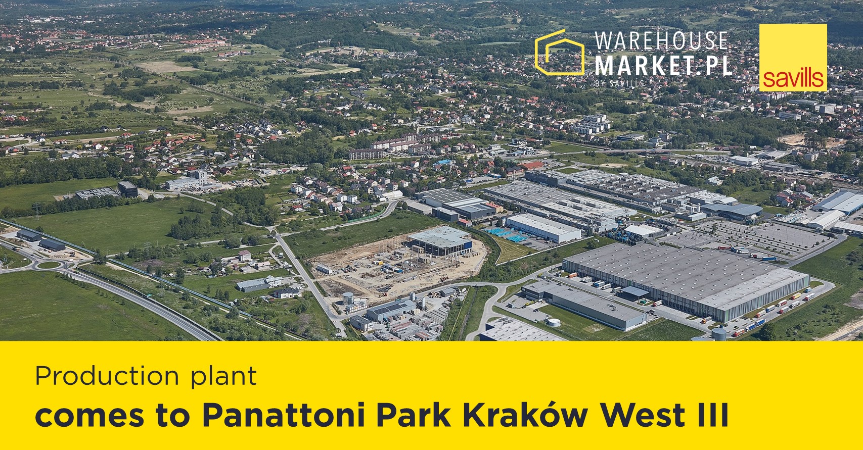 Production plant  comes to Panattoni Park Kraków West III