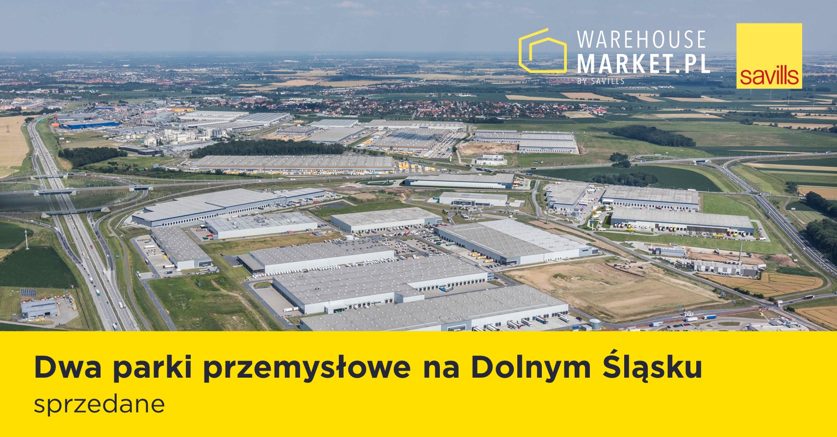 Dwa parki przemysłowe na Dolnym Śląsku sprzedane